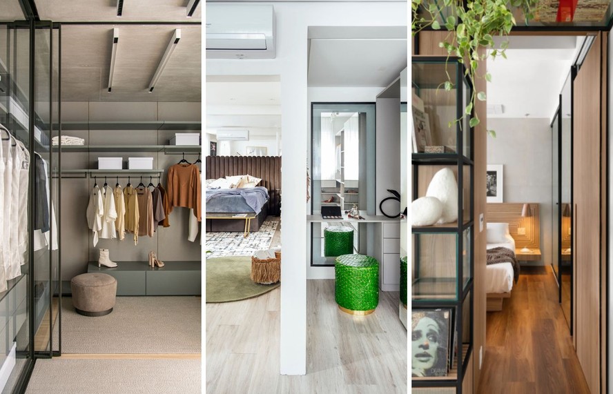 Suíte com closet: veja fotos e se inspire em ideias para fazer em casa ...