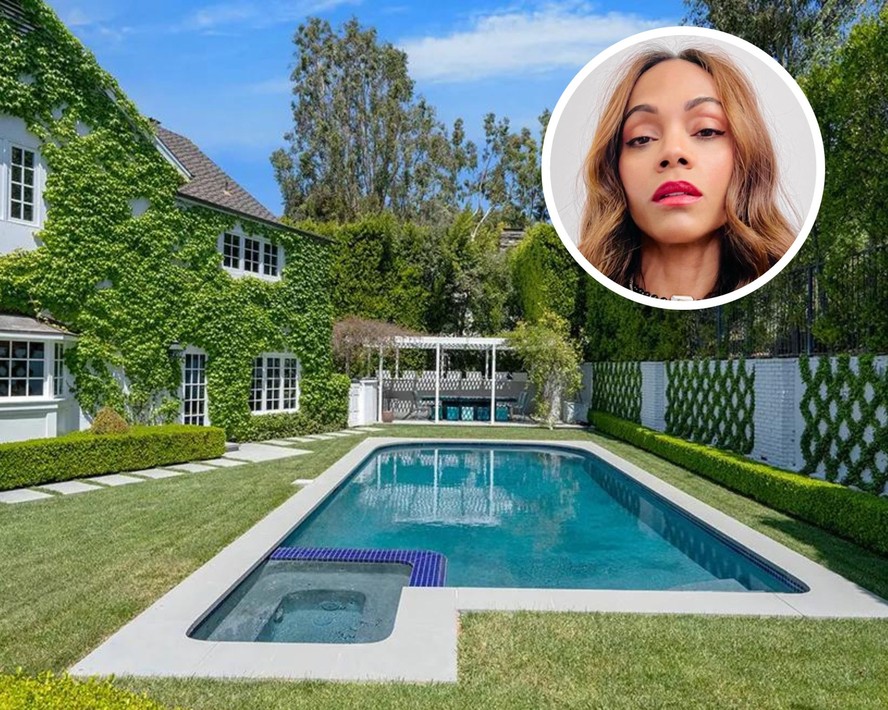 Zoe Saldana coloca à venda mansão em Beverly Hills