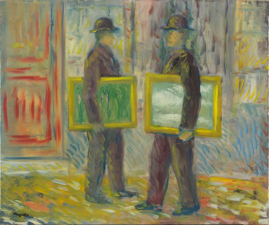 Um retrato oculto foi encontrado sob a pintura “La cinquième saison” de René Magritte