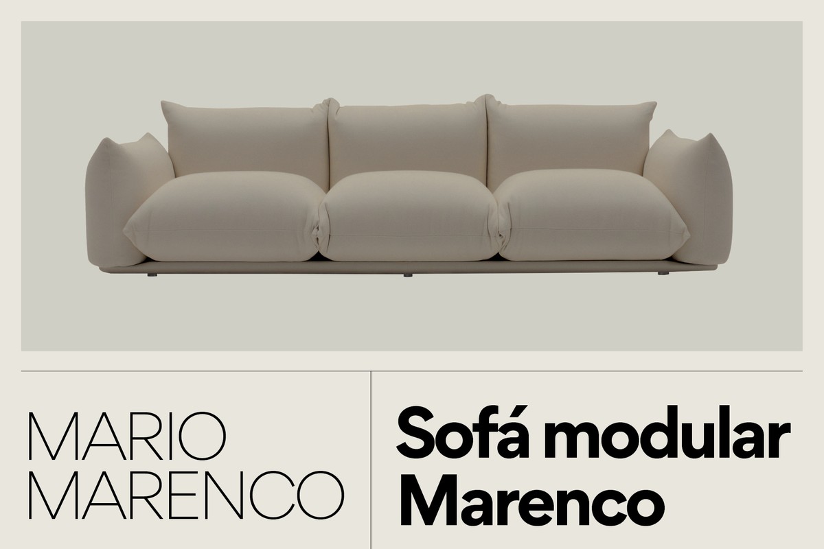 A história do sofá modular 'Marenco', criado em 1970