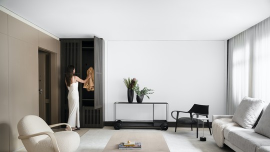 Apartamento de 250 m² em BH segue o estilo contemporâneo minimalista