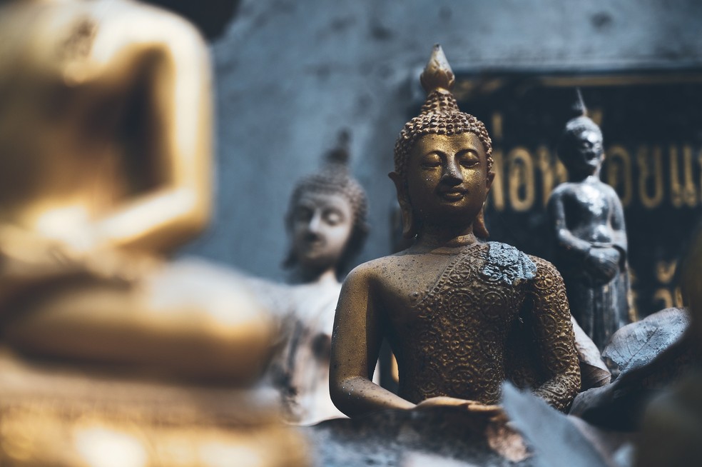 As diferentes representações de Buda vêm das diferentes vertentes que a religião possui  — Foto: Pixabay / Mathieu Vivier / CreativeCommons