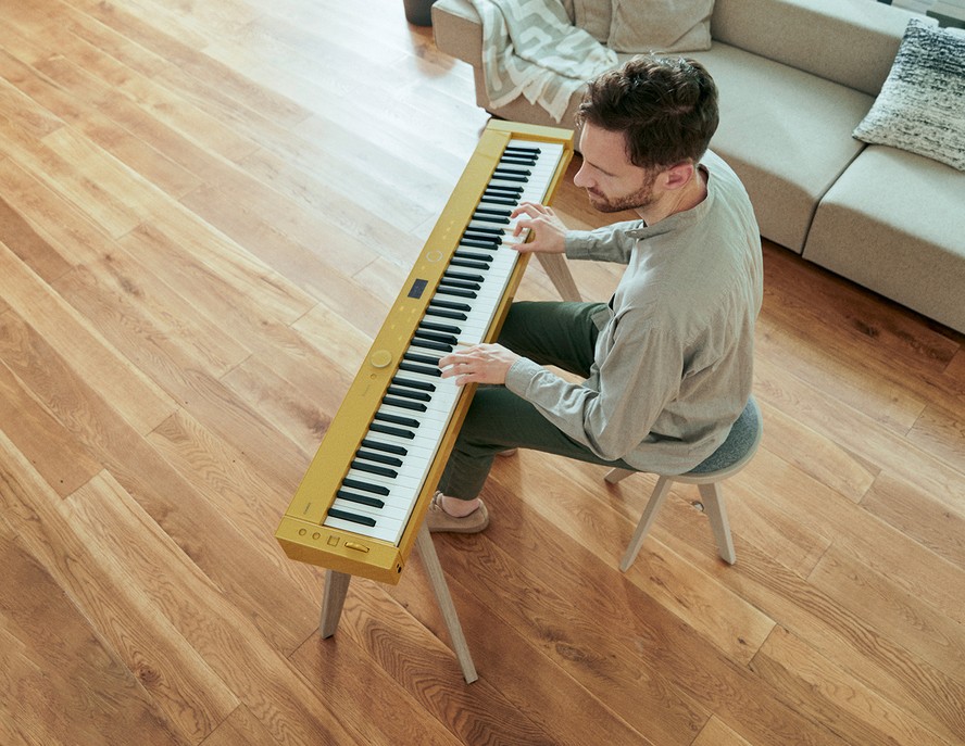 O piano digital da Casio entrega elegância e design para os antenados em música