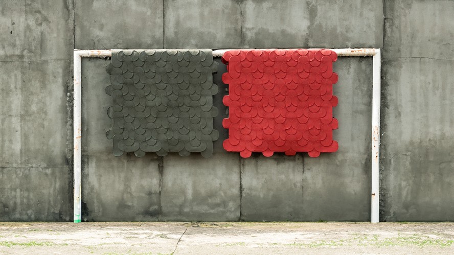 Tapetes de corda naútica, do designer Sérgio Matos, serão exposto na Brasília Design Week