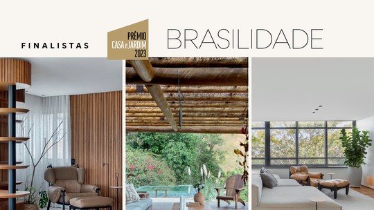 Prêmio Casa e Jardim 2023: os finalistas da categoria "Brasilidade"