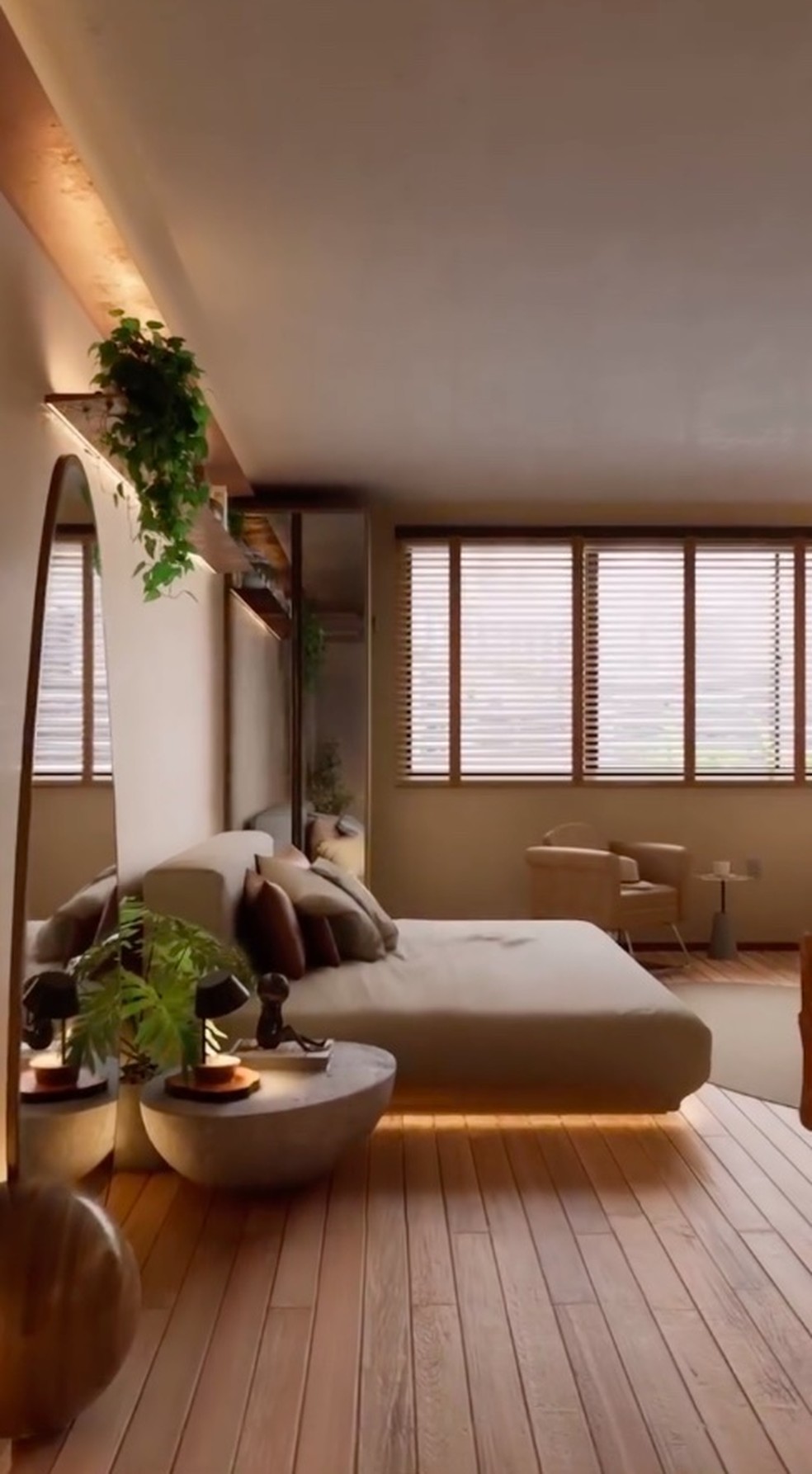 Rafa Brites mostra detalhes de novo home office com cozinha e até cama ...
