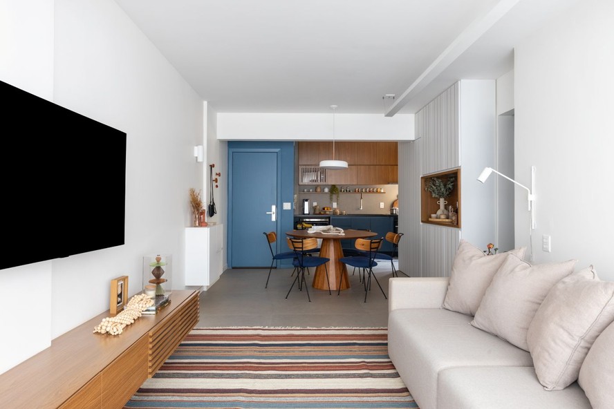 46 ideias de decoração para sala de estar e jantar integradas em ...