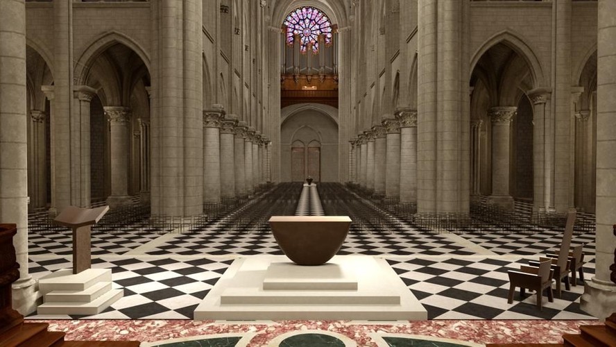 Guillaume Bardet foi o designer escolhido para assinar os novos móveis da Catedral de Notre Dame