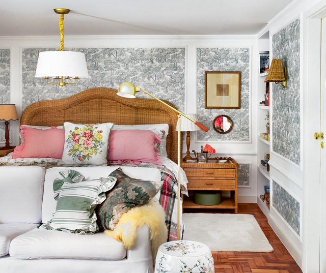 Quarto com boiserie: como usar o elemento + 22 ideias encantadoras para ...