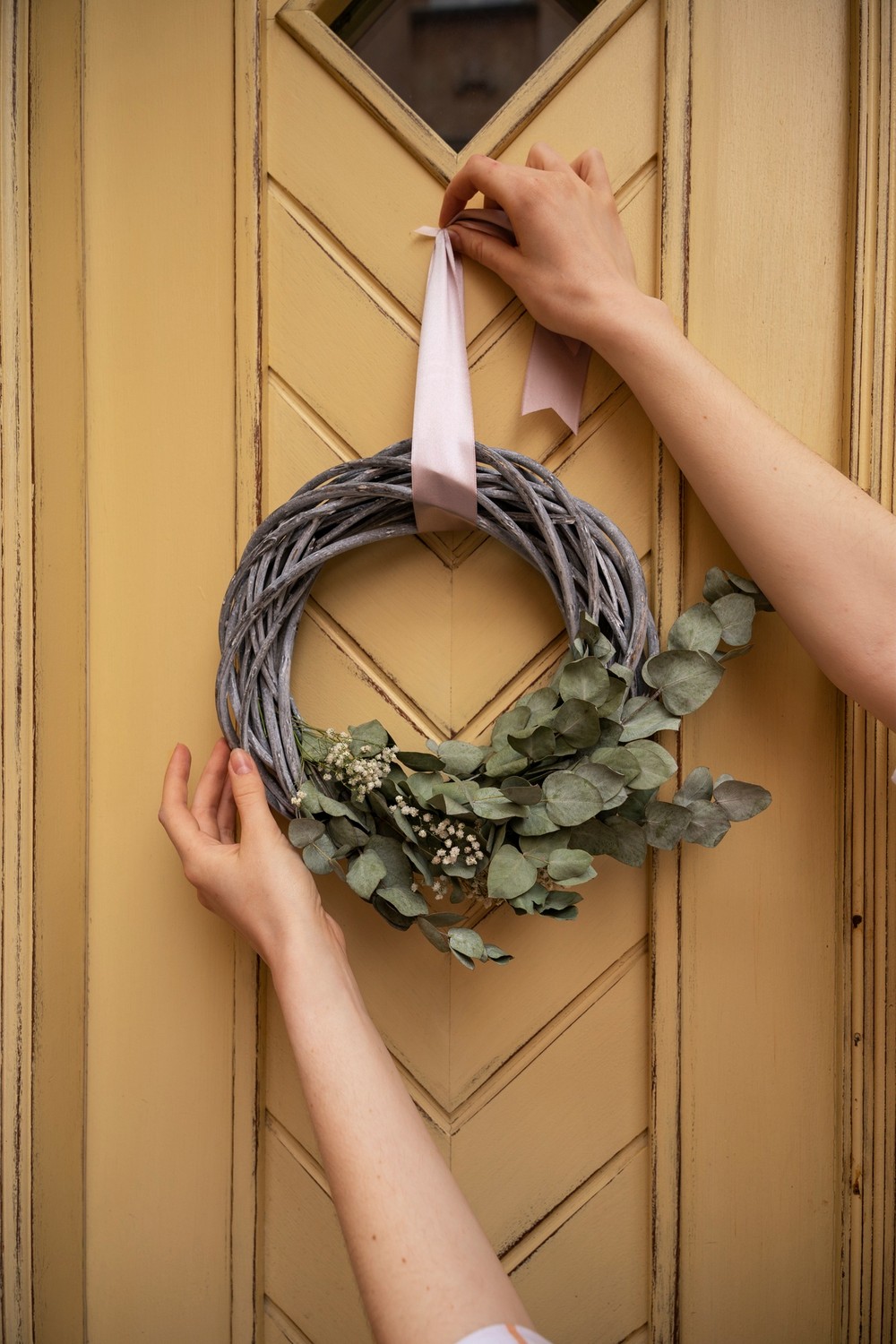 8 ideias de decoração de Natal para a porta