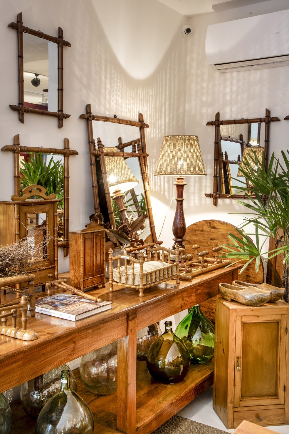 Cadeiras De Bambu Falso Bambu Artificial Grande Decoração Sala Com