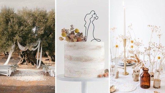 Casamento minimalista: 18 ideias para fazer uma festa chique