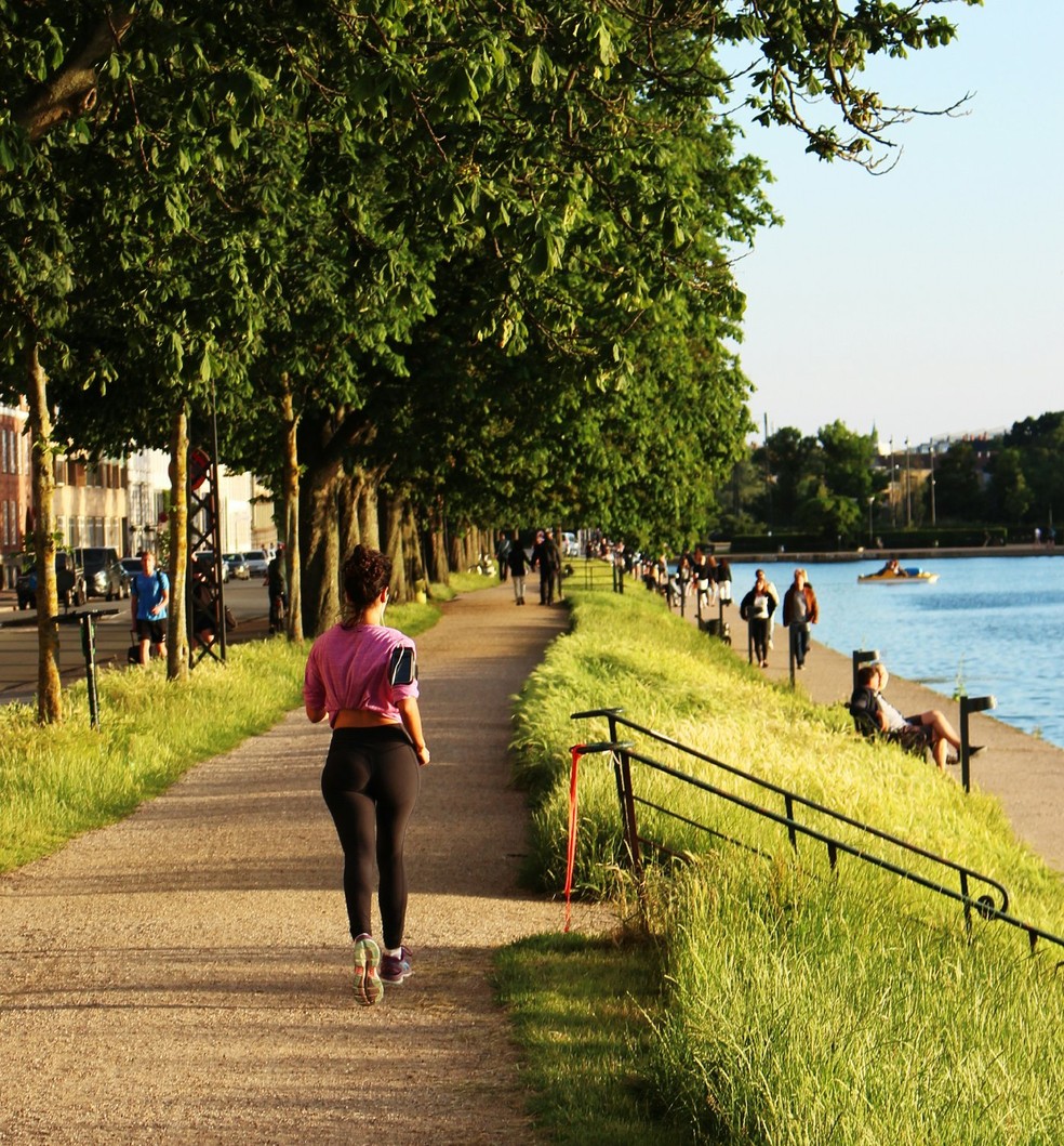 Espaços verdes também incentivam a recreação, contemplação e prática de exercícios físicos — Foto: Unsplash / VENUS MAJOR / Creative Commons