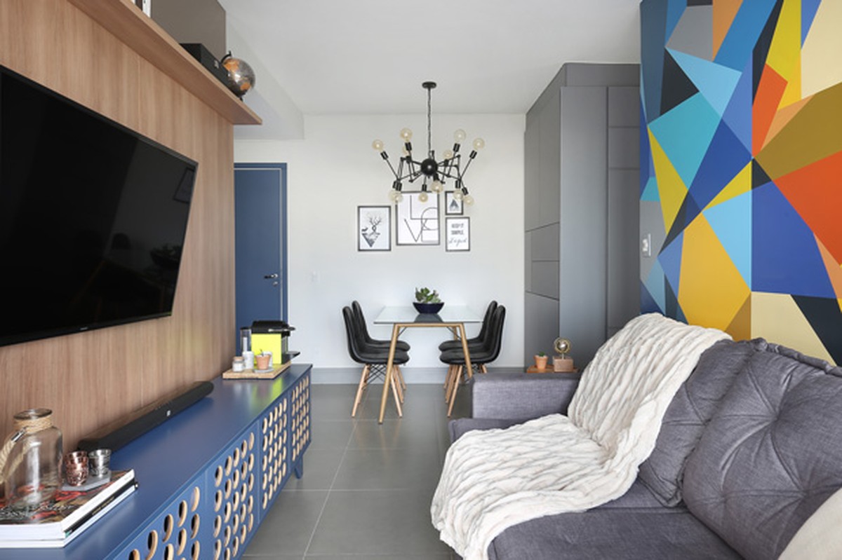 Paredes geométricas: a tendência de decoração que você precisa conhecer!