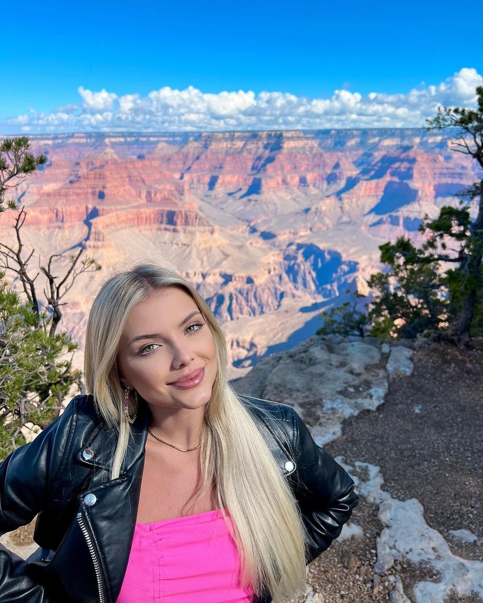 Carol Bresolin no Grand Canyon — Foto: Reprodução / Instagram