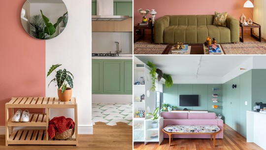 Rosa e verde: 15 ideias de decoração com as duas cores para se inspirar