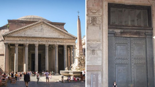 Porta romana colossal é uma das mais antigas do mundo, feita de bronze maciço e com 7,6 m de altura