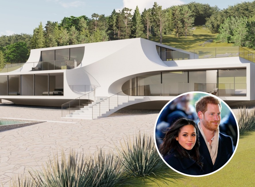 O príncipe Harry e sua esposa, a ex-atriz Meghan Markle, passaram um final de semana avaliando uma propriedade em Malibu de 6 acres