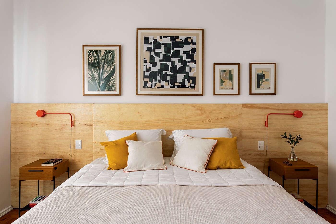 Ideias para decorar a parede atrás da cama: 22 projetos inspiradores