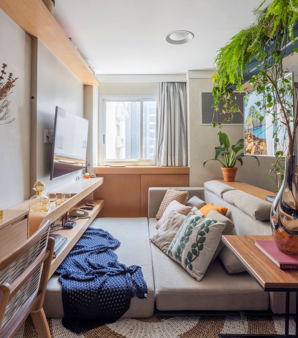 Decoração simples e barata de sala de apartamento pequeno: 50 boas ideias!