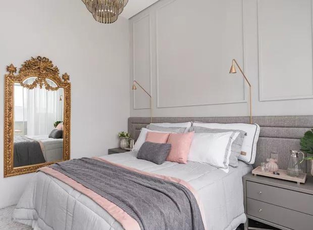 Quarto com boiserie: como usar o elemento + 22 ideias encantadoras para ...