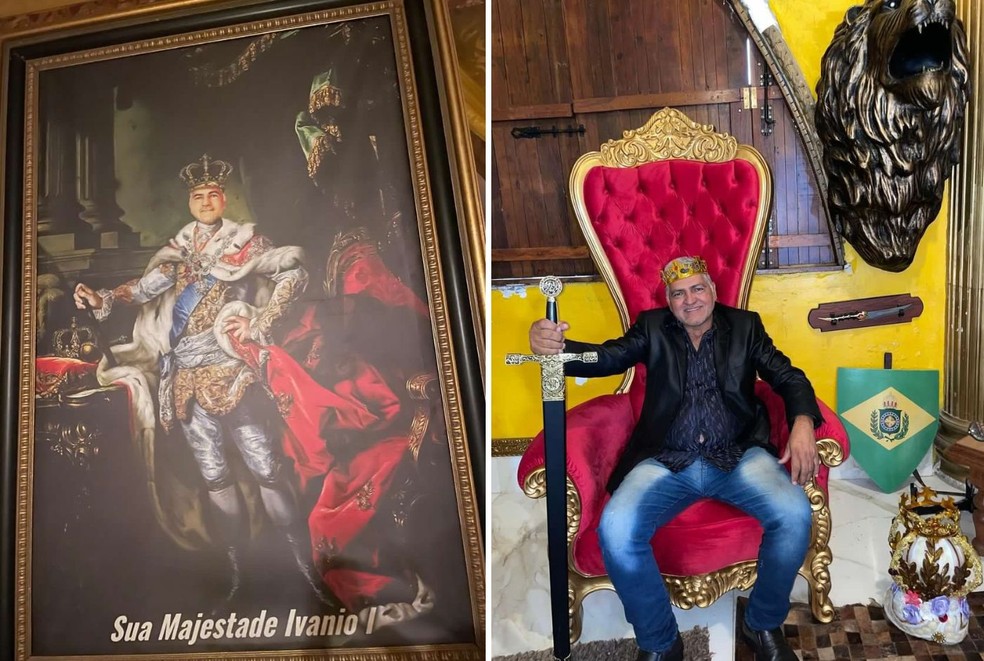 Homem constrói casa estilo castelo com sala de tronos e vista do 'reino ...
