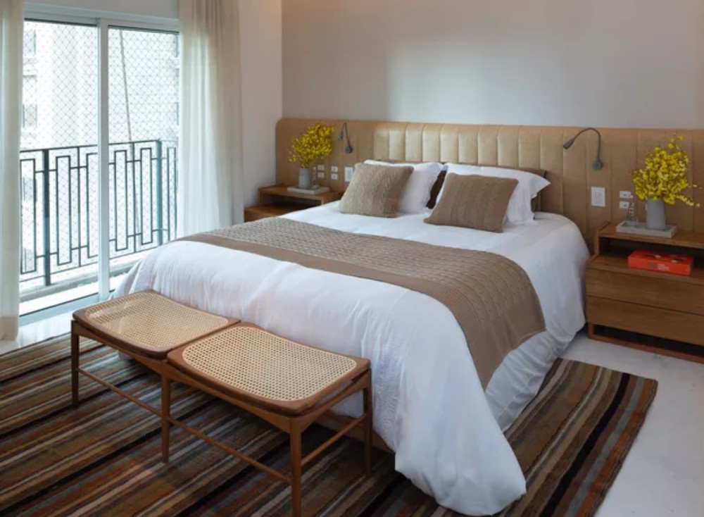 Decoração para apartamento pequeno com dois quartos: 75 ideias simples ...