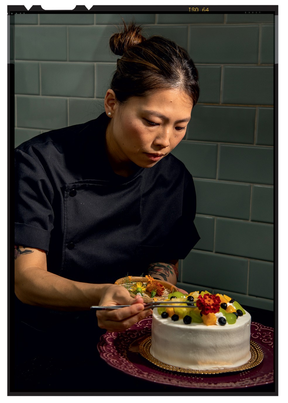 Vivianne Wakuda, chef pâtissière especialista em confeitaria yogashi — Foto: Wesley Diego / Editora Globo
