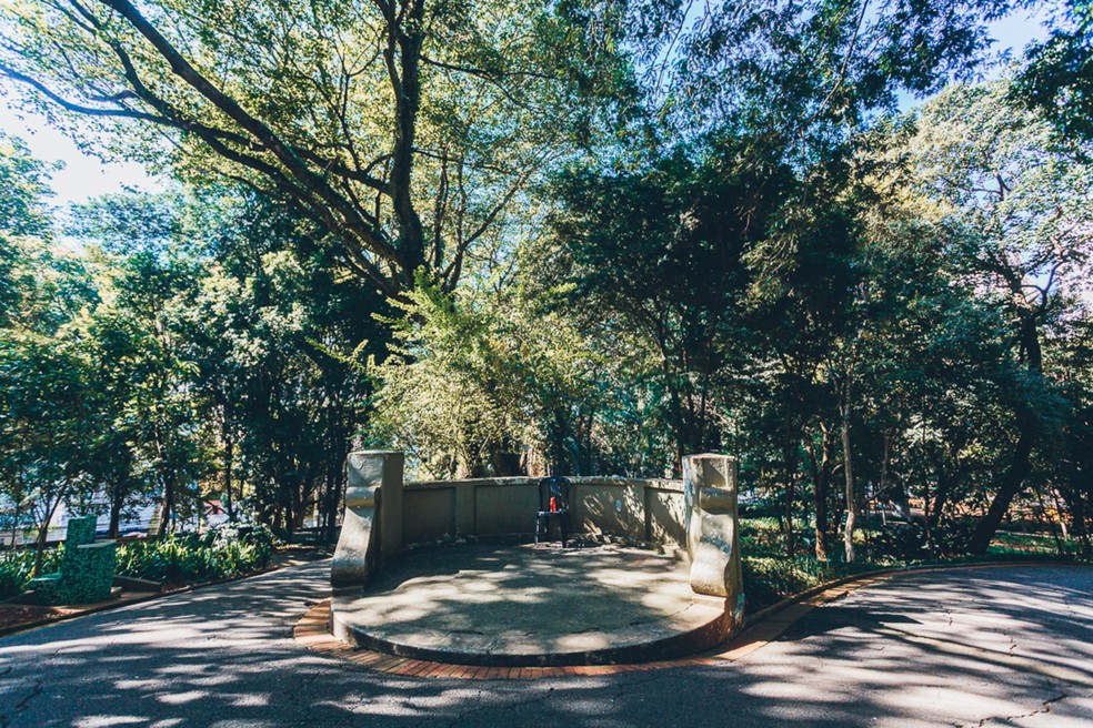 O Parque Buenos Aires inicialmente foi chamado de Praça Higienópolis e tinha o seu projeto paisagístico inspirado no estilo inglês — Foto: SVMA/Daniel Reis/Reprodução