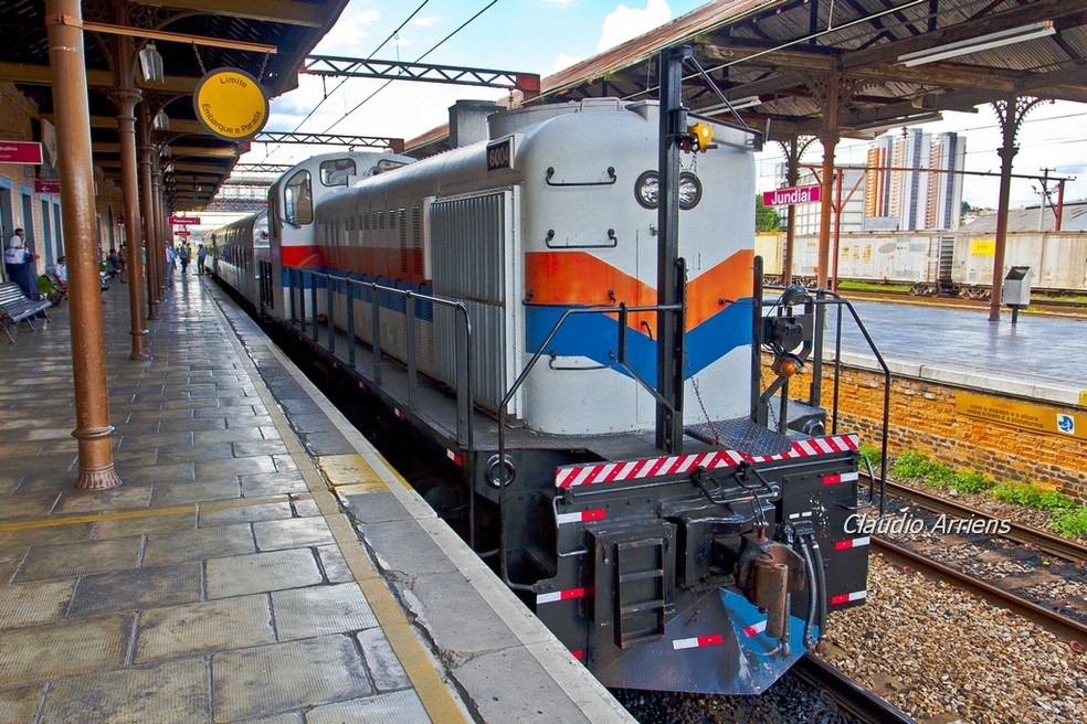A CPTM, em São Paulo, oferece viagens em uma locomotiva a diesel para três destinos: Jundiaí, Mogi das Cruzes e Paranapiacaba — Foto: Flickr / @claudioarriens / CreativeCommons