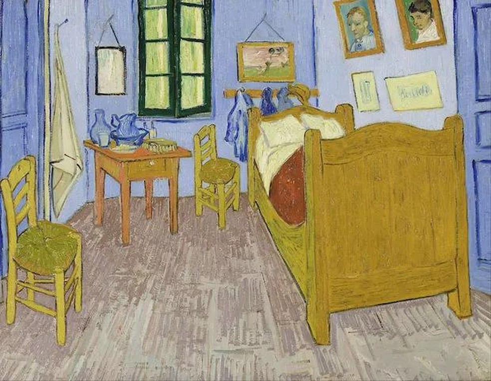 "O quarto" (1888) também é uma das obras mais valiosas do artista (Foto: Domínio Público / WikimediaCommons / CreativeCommons) — Foto: Casa e Jardim