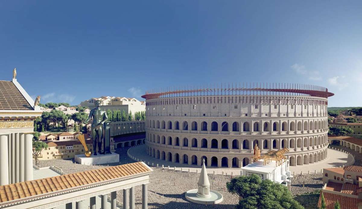 Após 2.000 anos, Roma Antiga ganha vida através de tour virtual em 3D