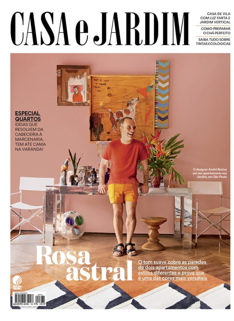 Capa da Casa e Jardim de agosto de 2019 - edição 775 ( — Foto:  Carol Spercel / Editora Globo)