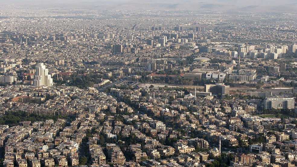 Damasco, na Síria, é repleta de construções que "viajam" entre o mundo antigo e o novo  — Foto: Vyacheslav Argenberg / Wikimedia Commons / CreativeCommons