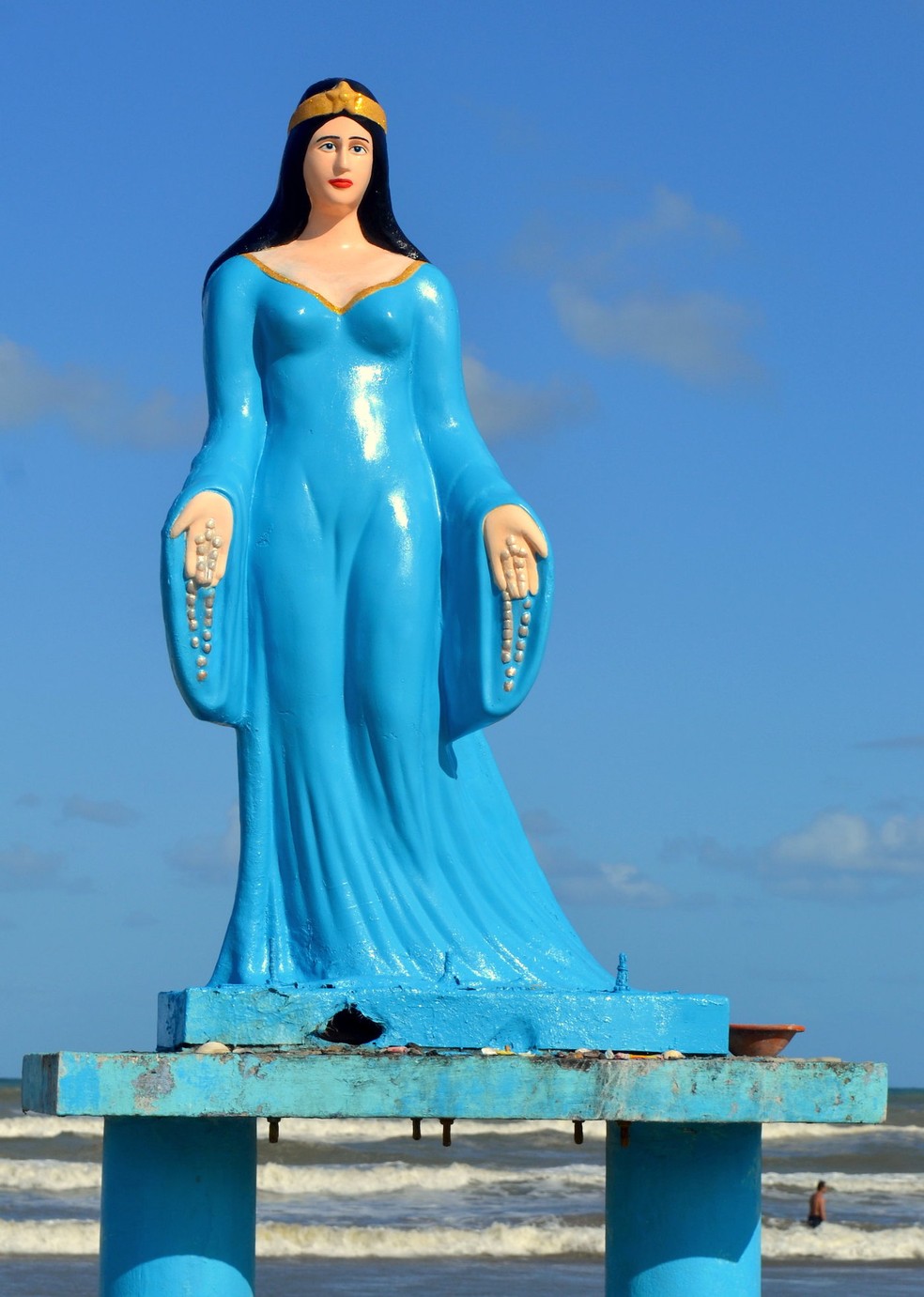 Iemanjá, a rainha do mar, que traz purificação, confiança e renova as energias — Foto: Flickr / Mariana Heinz / Creative Commons