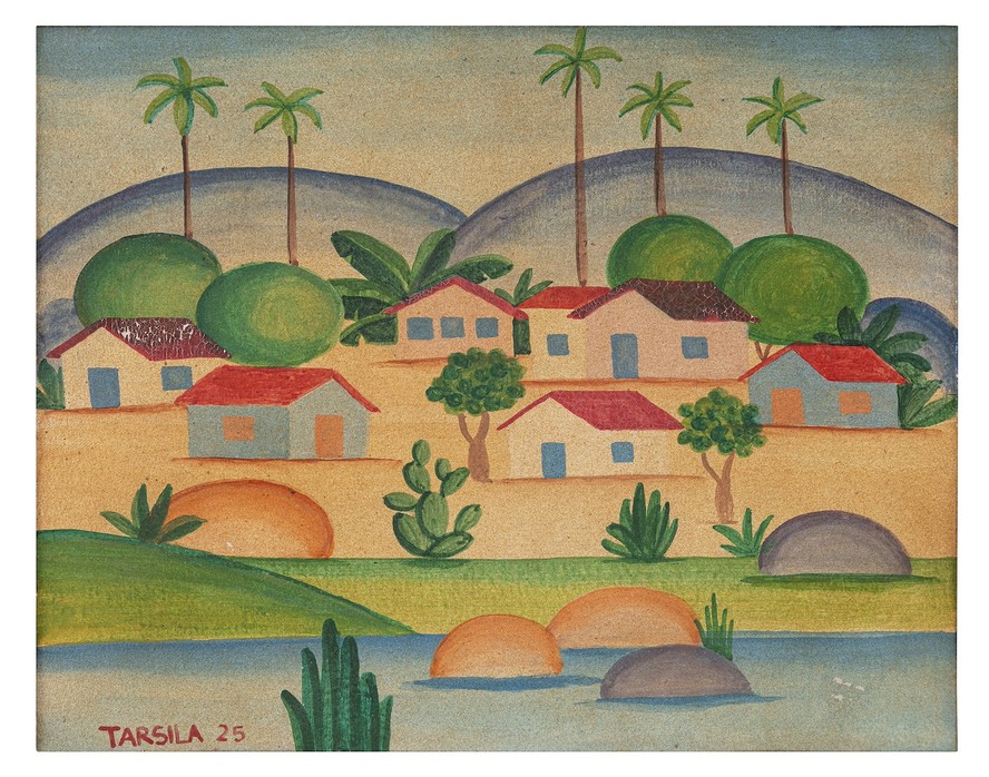 Pintura inédita de Tarsila do Amaral tem autenticidade confirmada após ...