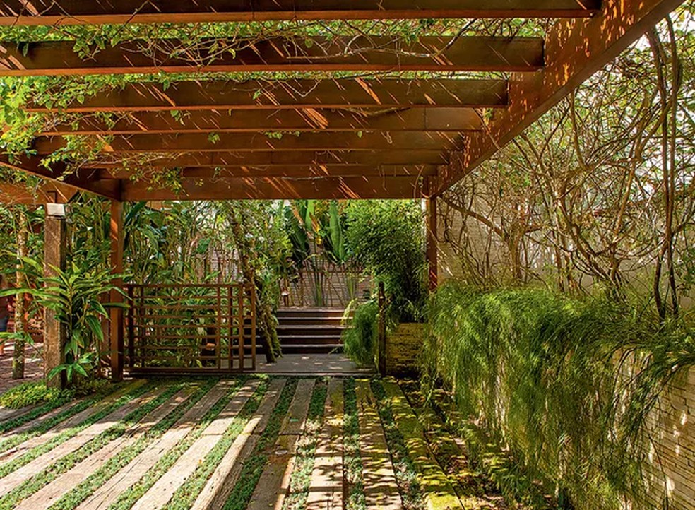 Projeto do paisagista Gil Fialho — Foto: Edu Castello / Casa e Jardim